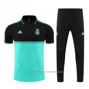 Conjunto Polo del Real Madrid 22-23 Negro y Verde